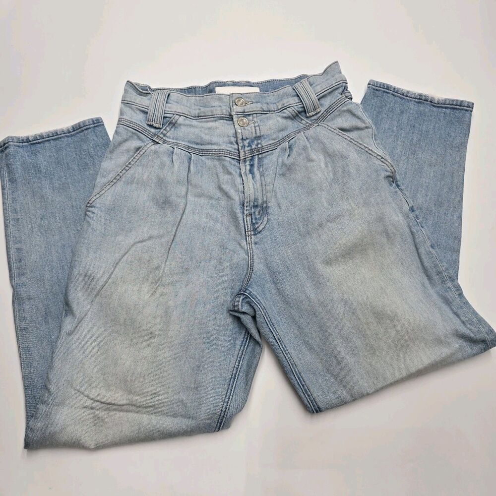 Mother Jeans Size 28 The Pleated Popular Peg Straight Leg Jeans Intoxicated